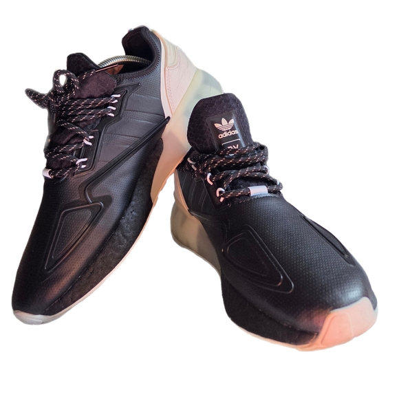 Adidas  ZX 2K Boost S42835 Black and White Sneakers Size 8 - Picture 8 of 8